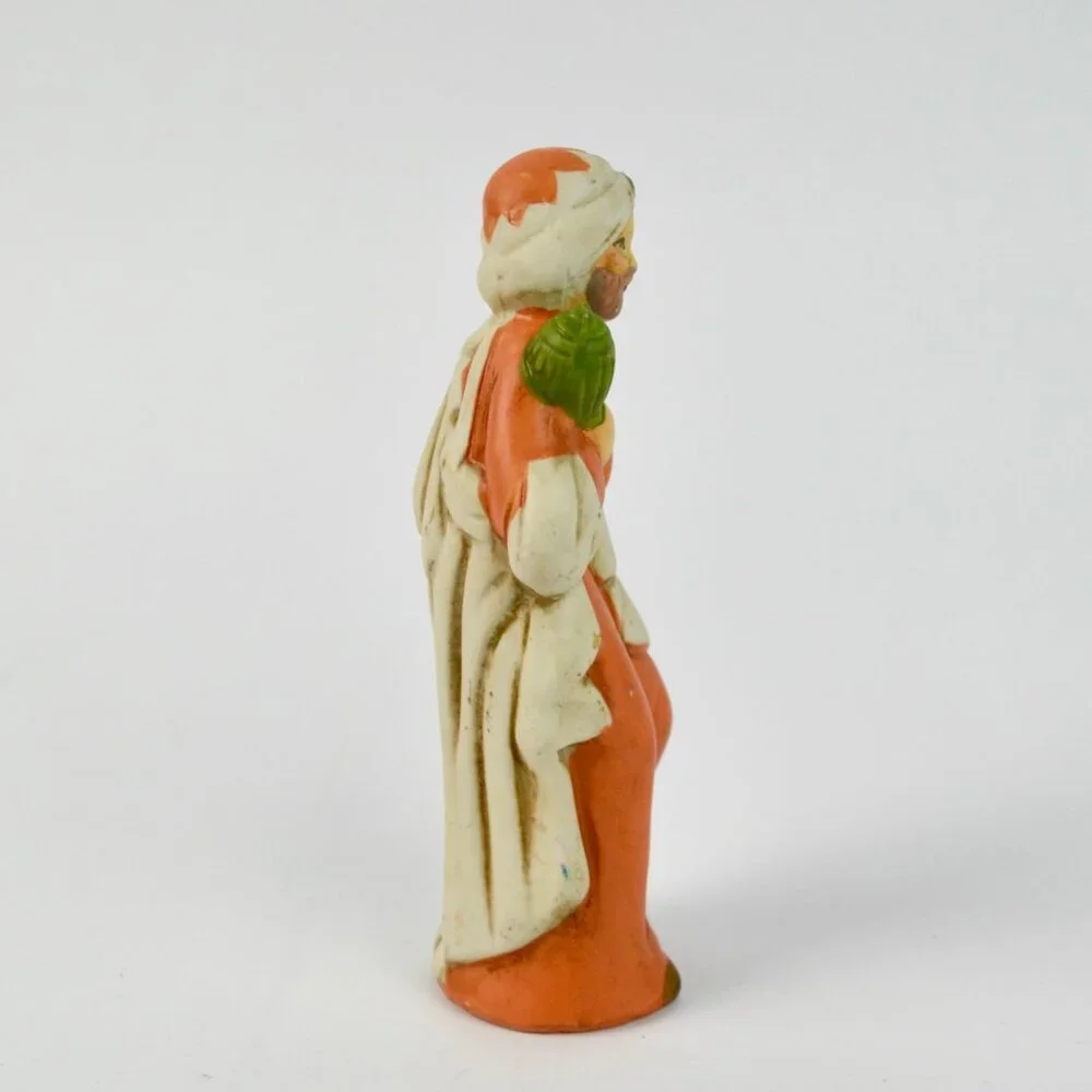 Vintage Ceramic Nativity Replacement Piece Figure Wise Man